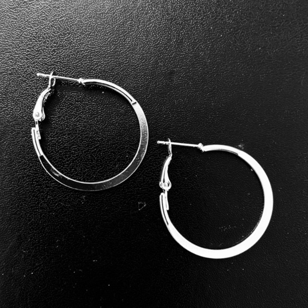 💗 Silver Small Passion Hoop Earrings NEW